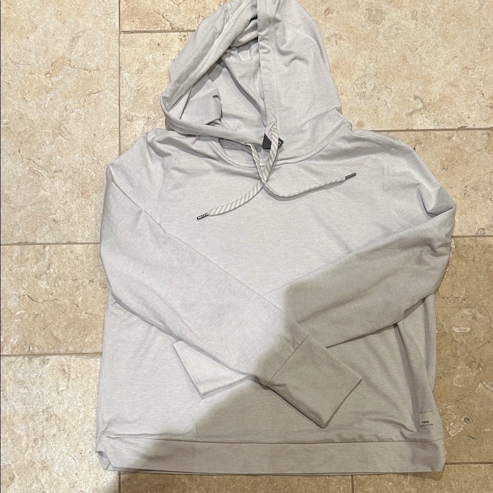 Vuori Light Gray Women's Hoodie